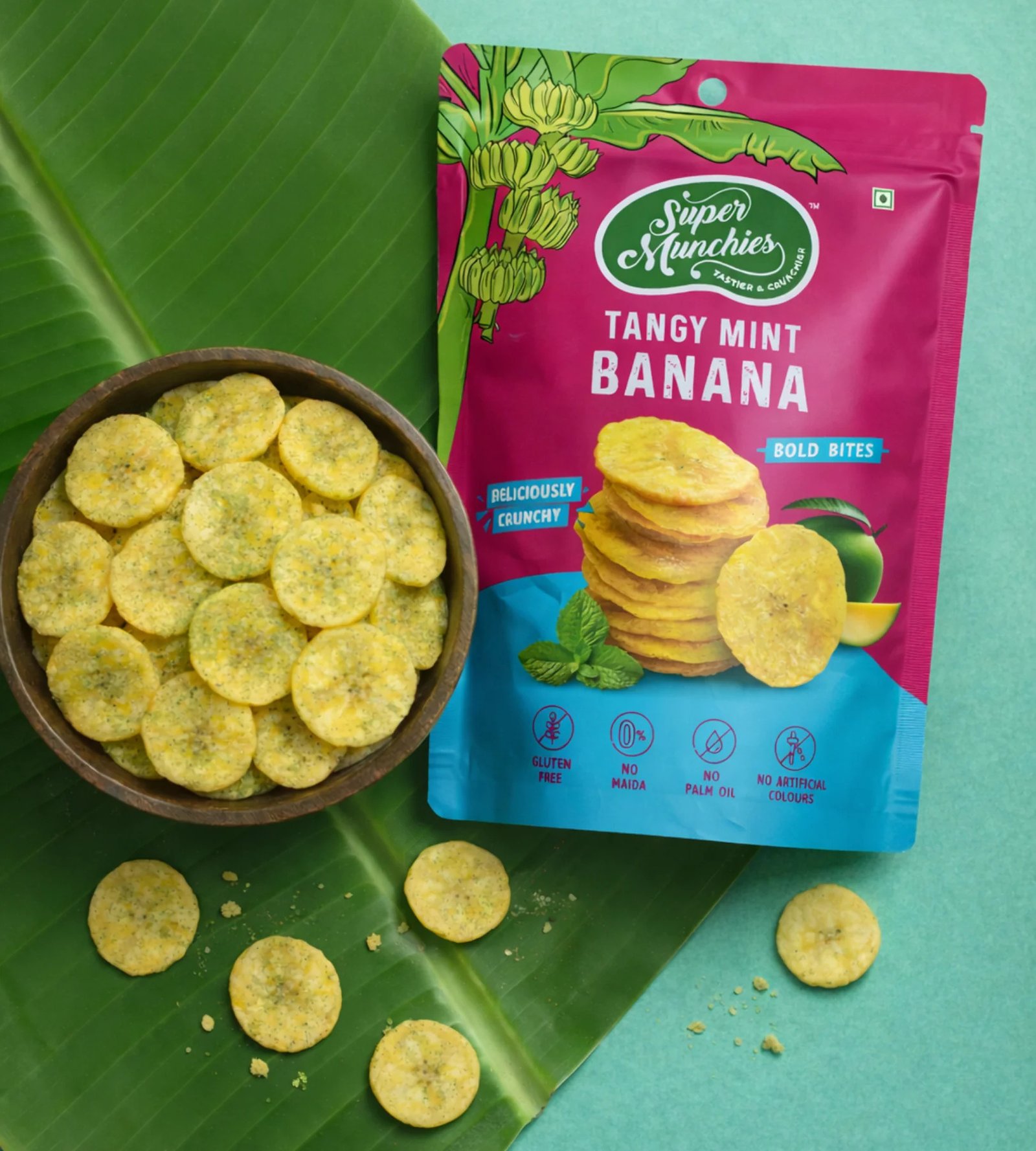 Super Munchies Tangy Mint Banana Chips